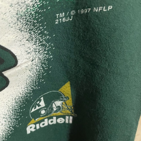 Vintage (1997)single stitch 100% cotton  in the USA Green Bay Packers - Picture 2 of 6